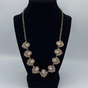 Pink/Rose Gold Stone Necklace